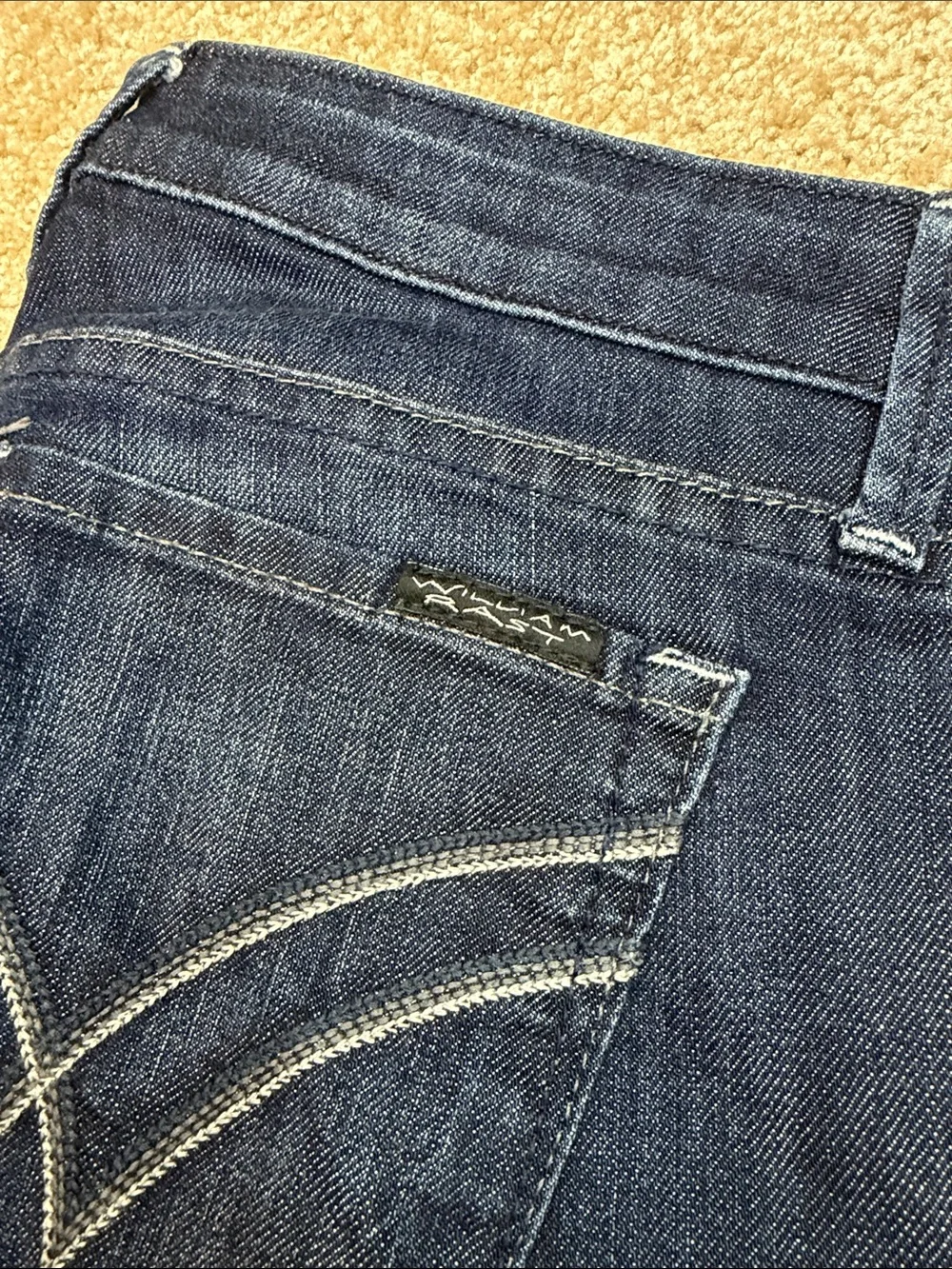 William Rast Dark Blue Women’s Ultra Skinny Jeans Size 26 - Picture 2 of 13